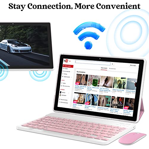 Android Tablet 10.1 Inch with Keyboard, 64GB ROM, 8GB RAM V203