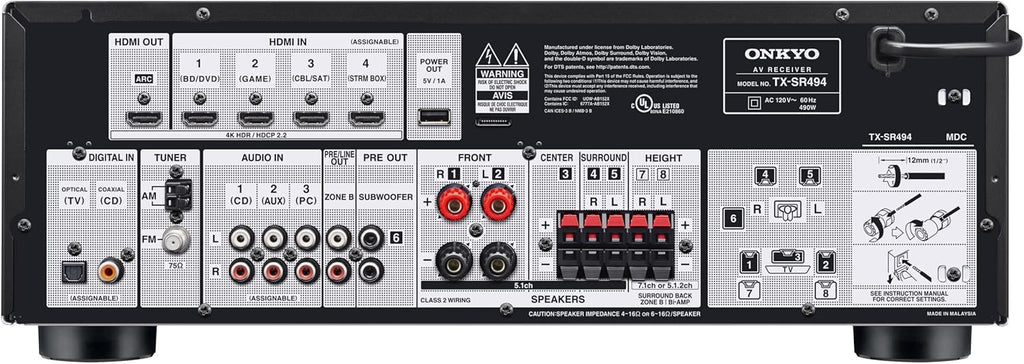 AV Receiver with 4K Ultra HD and Dolby Atmos W445398