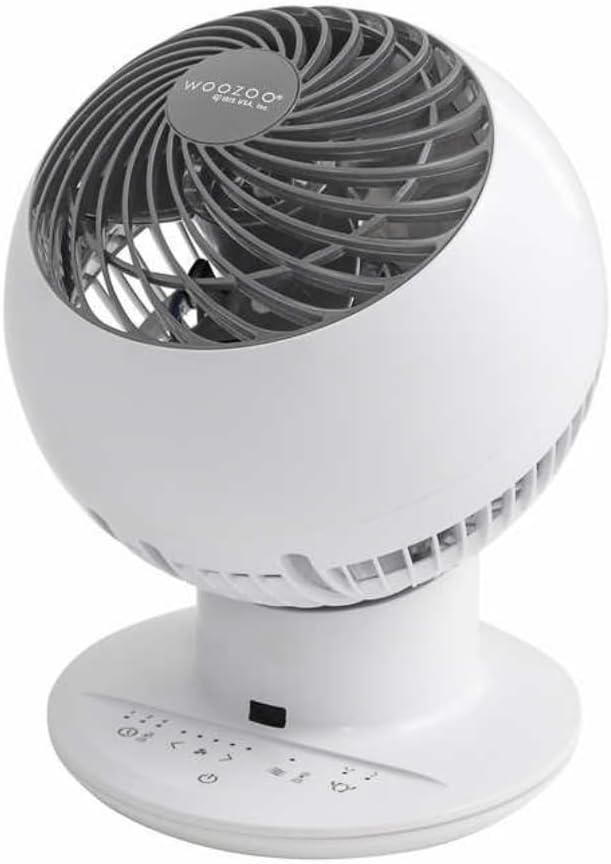 Globe Multi-Directional 5-Speed Oscillating Fan, Small, White B437881