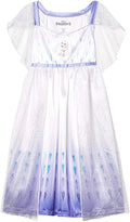 Disney Girls' Frozen 2 Fantasy Gown Nightgown, BEAUTIFUL EPILOGUE, 8