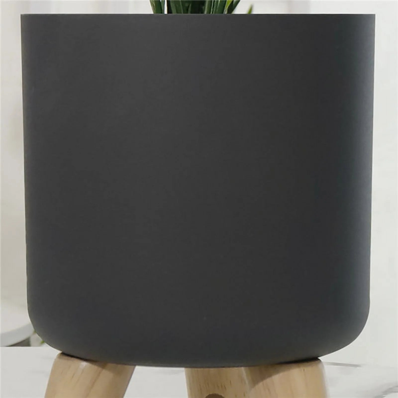 Indoor Planters Set with Wooden Legs, Floor Standing Pot B493