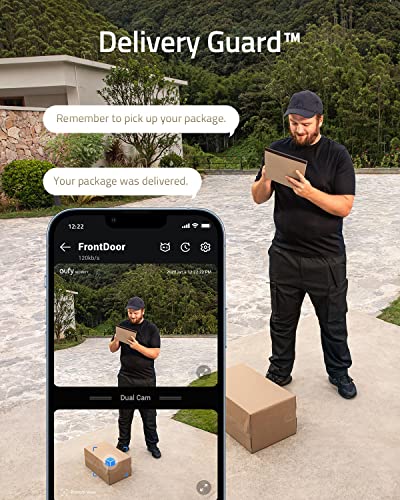 Video Doorbell Wired with Chime, Dual Cam, 2K HDR, No Monthly Fee Y27175
