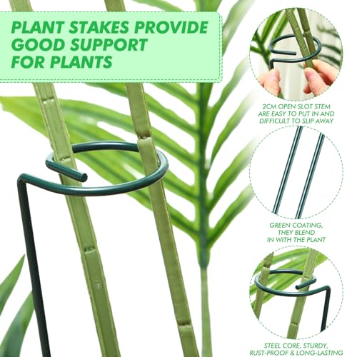 Plant Support Stakes for Flowers, 24 Inch M101005