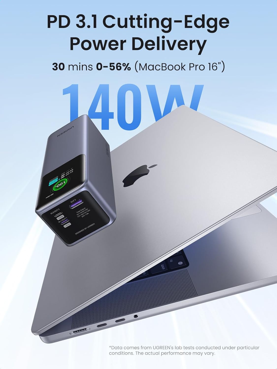 25000mAh 200W Portable Charger with TFT Display C899