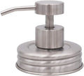 Stainless Steel Threaded Soap Pump Lid | Hand Soap Pump Top/ Dispenser Pump Replacement Lids For Mason Jars (Regular Mouth)