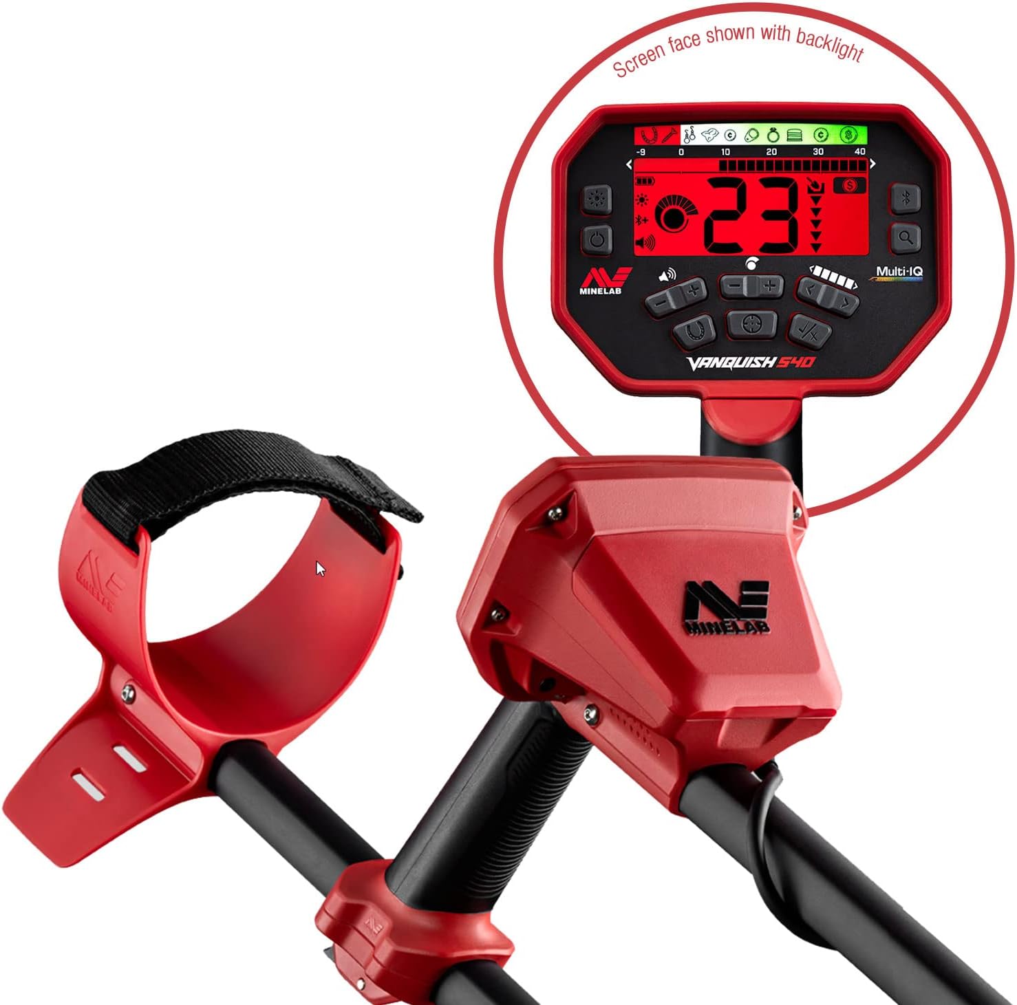 Metal Detector with 12 x 9 Coil and Pinpointer R979291