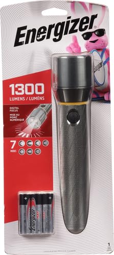 LED Metal Flashlight, 1300 Lumens Q7684