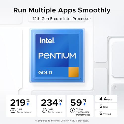 4-Bay Desktop NAS, Intel Pentium Gold 8505, 8GB DDR5, 10GbE, Diskless O5146