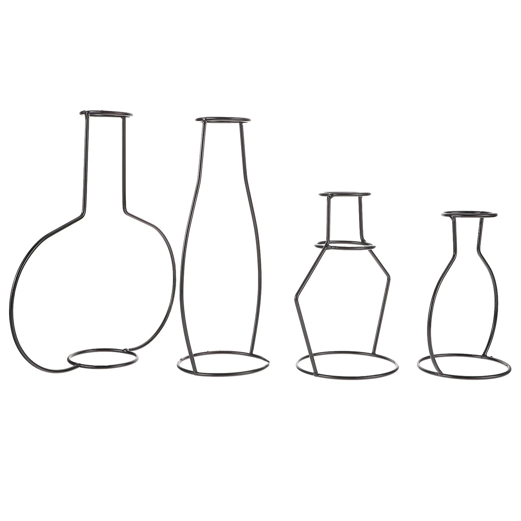 12 pcs Flower Vases with Iron Art Frame B202940