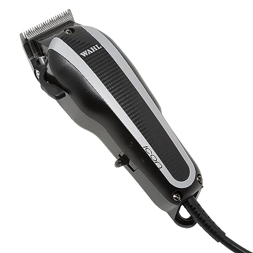 Wahl Professional Icon Clipper, V9000 Motor, Heavy-Duty Cutting, Tapering, and Fading, Includes 8 Cutting Guides