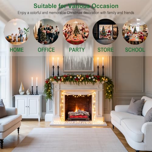 Artificial Norfolk Pine Garland 9FT for Christmas Decor E62268