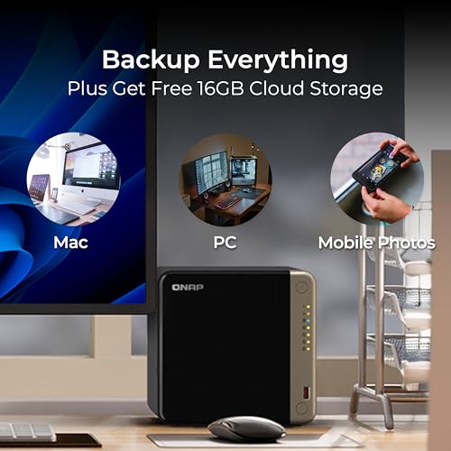4 Bay Desktop NAS with Intel Celeron Quad-core Processor and Dual 2.5GbE S510