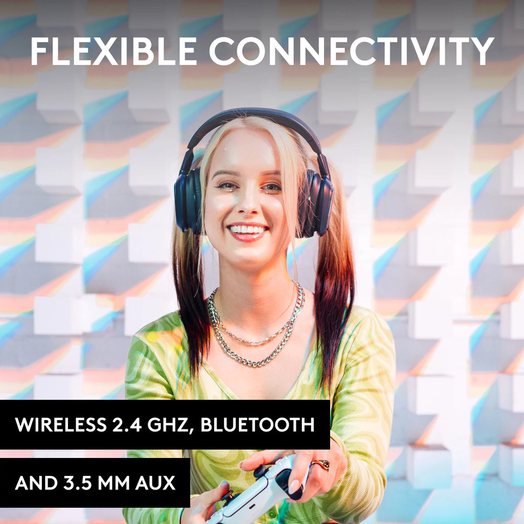 Wireless Gaming Headset with Bluetooth and Detachable Boom C731