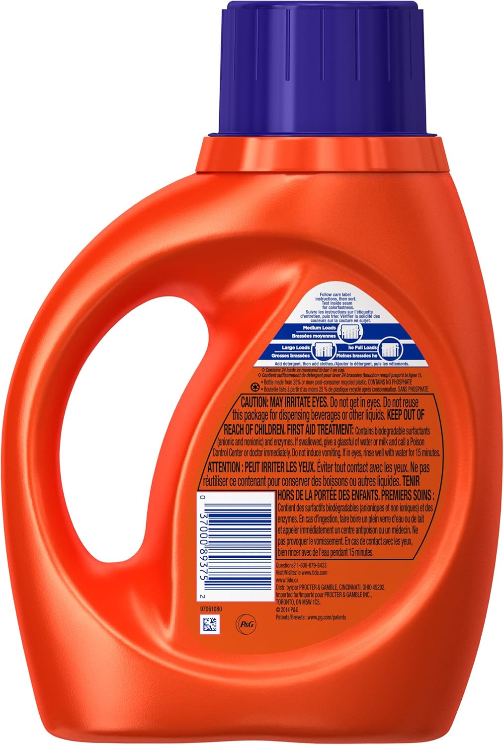 Liquid Laundry Detergent, Original Scent, 1.09 L V187941