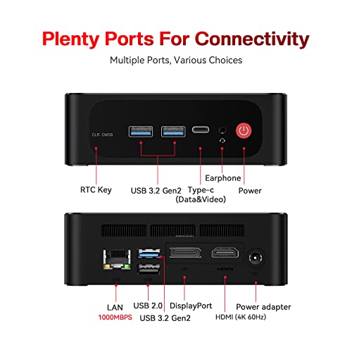 Mini PC AMD Ryzen 5 16GB RAM 500GB SSD N908