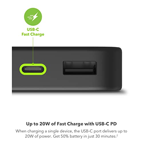 Power Bank 20000mAh with USB-A and USB-C Fast Charging Y77146