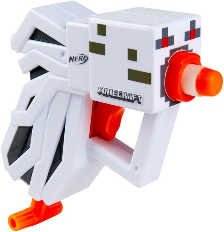 Minecraft Ghast Mini Blaster with 2 Elite Darts U433