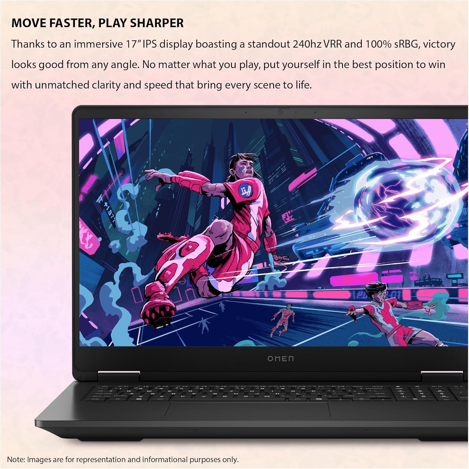 Gaming Laptop, 17.3" QHD, RTX 4070, 64 GB RAM, 2 TB SSD I869894