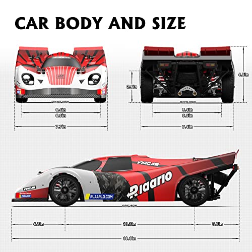 1/10 RTR Brushless RC Car, 50mph Off-Road Monster Truck, 4WD, Green K2965