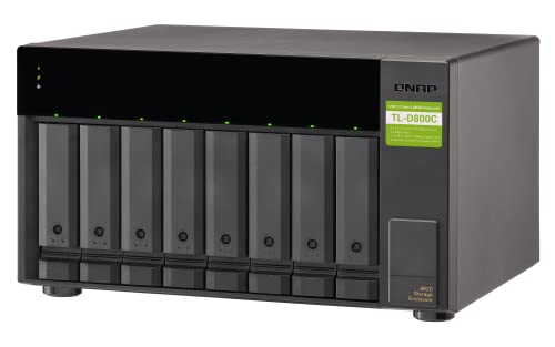 8 Bay Desktop JBOD Storage Enclosure with USB 3.2 Gen 2 Type-C D121
