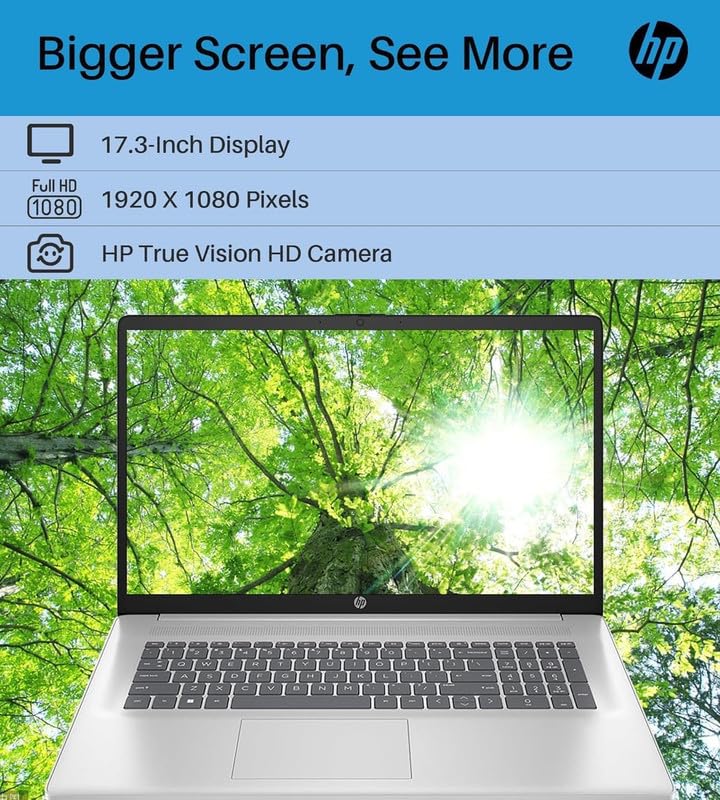17.3" FHD Business Laptop, Intel 6-Core i3, 8GB RAM, 1TB SSD, Windows 11 K75235