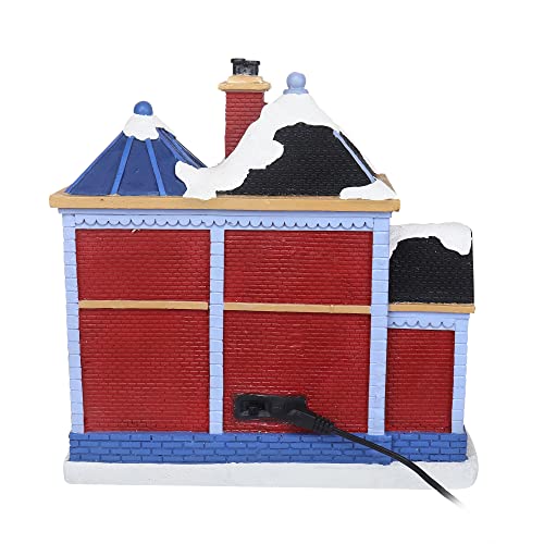 Lighted Musical Snow Village with Animated Kids Sledding A3584