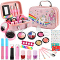 Kids Makeup Kit for Girl, Real Washable Kids Makeup Toy Kit, Little Girls Makeup Toy, Toddler Make up Set & Non-Toxic Cosmetic Set Age 3-12Year Olds Child Birthday Gift