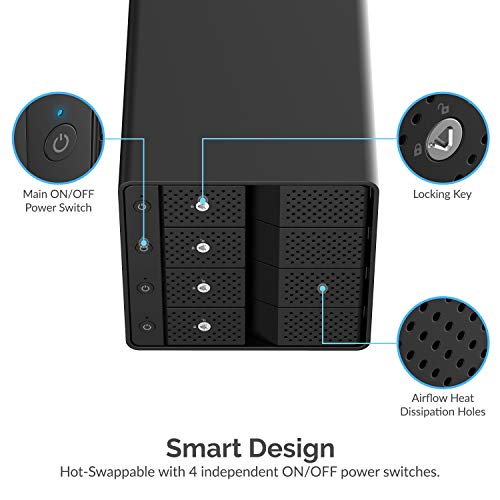 USB 3.2 5-Bay SATA Hard Drive Docking Station with USB-C 10Gbps A4585