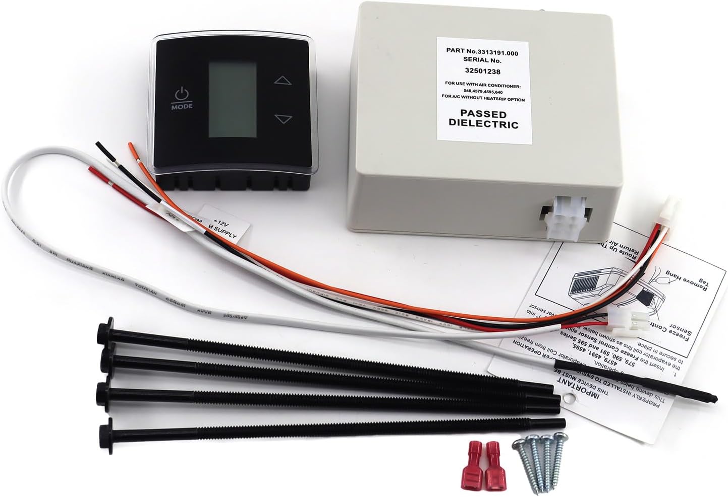 RV Wall Thermostat and Relay Box for Camper Air Conditioners B545