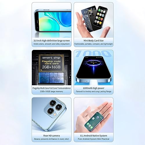 3G Mini Smartphone 3 Inch Dual SIM Unlocked Kids Phone G50991