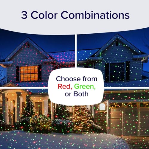 Outdoor Christmas Laser Projector with Remote, 2 Pack W321