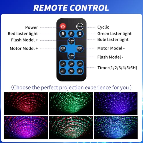 Christmas Laser Projector Light Outdoor, RGB Firefly Moving Lights, IP65 Waterproof for Garden Yard Party B711