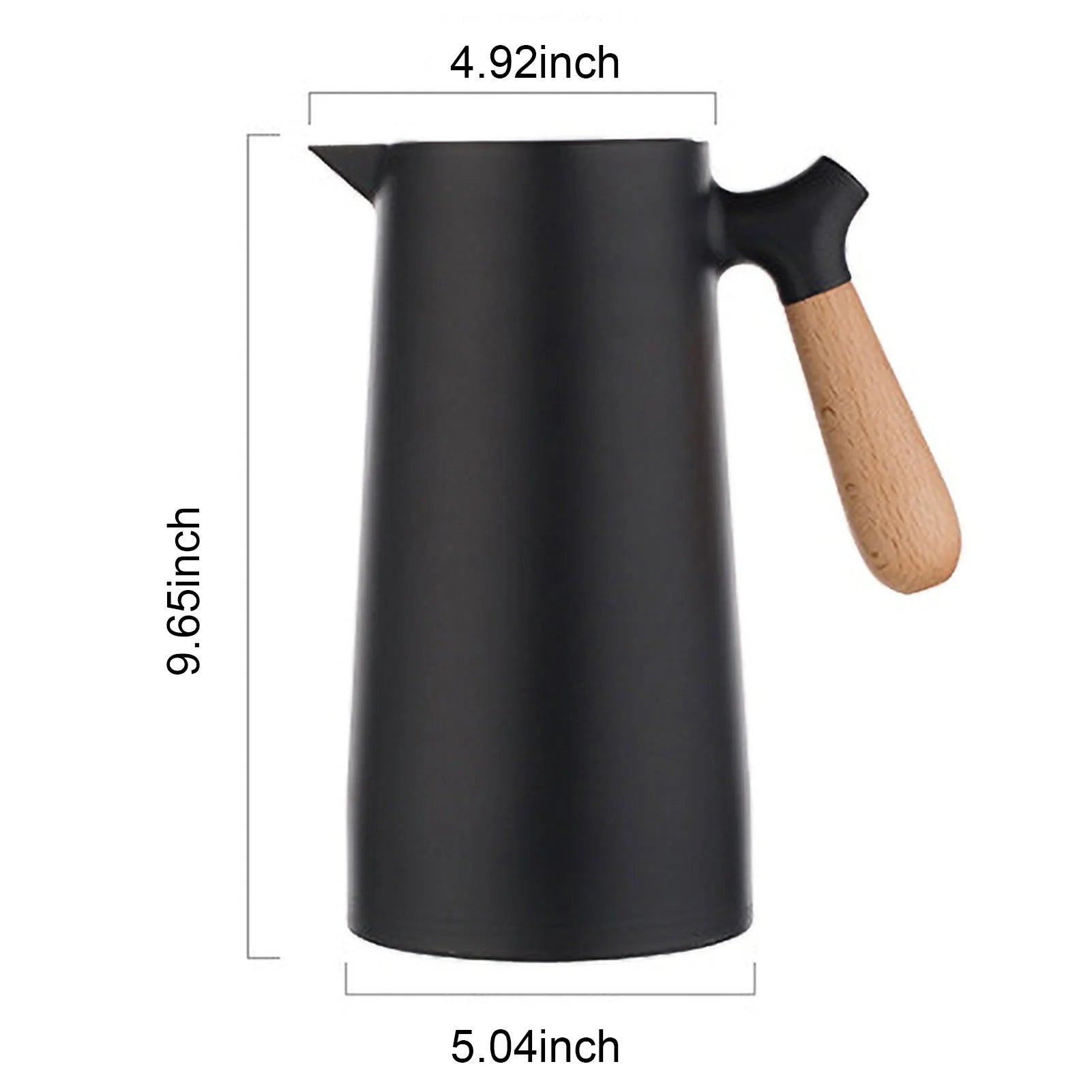 Double Wall Thermal Coffee Carafe with Glass Liner Q653