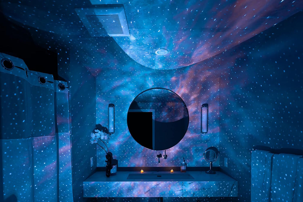 USB Star Projector with Blue and Red Lights A867436