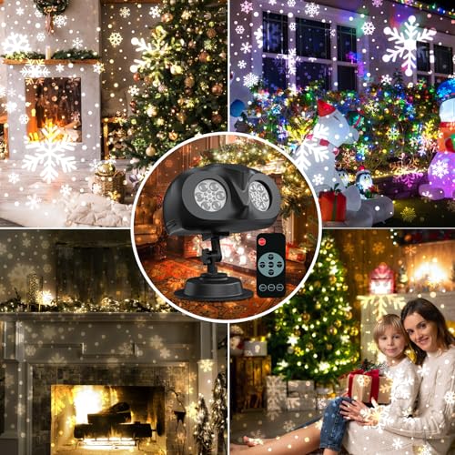Laser Christmas Projector Lights Outdoor with Remote, Waterproof D5764