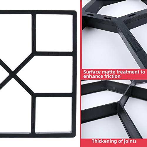 15.7"x15.7"x1.57" Reusable Concrete Path Maker Mold for Stepping Stone Paver R558