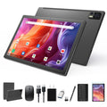 10.1 Inch Android 14 Tablet 2024 Newest Octa-Core Tablets, 64GB ROM+8(4+4)GB RAM/128GB Expandable, 13MP+5MP Dual Camera, 5G WiFi, Bluetooth, FHD IPS Screen, 2 in 1 Tablet with Keyboard, Case, Stylus