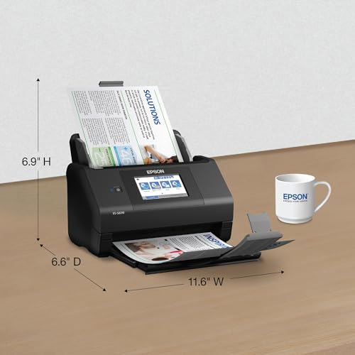 Wireless Color Duplex Desktop Document Scanner with 100-Sheet Auto Document Feeder K592