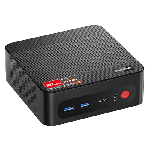 Mini Gaminig PC,AMD Ryzen 9 6900HX 16GB DDR5 512GB PCIe4.0 SSD Mini Desktop Computer,Radeon 680M Triple Output,Dual 2.5Gbps LAN,HDMI2.0/DP/USB4