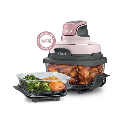 Air Fryer with Glass Containers, 4 QT & 6 Cup, Dishwasher Safe Z1664