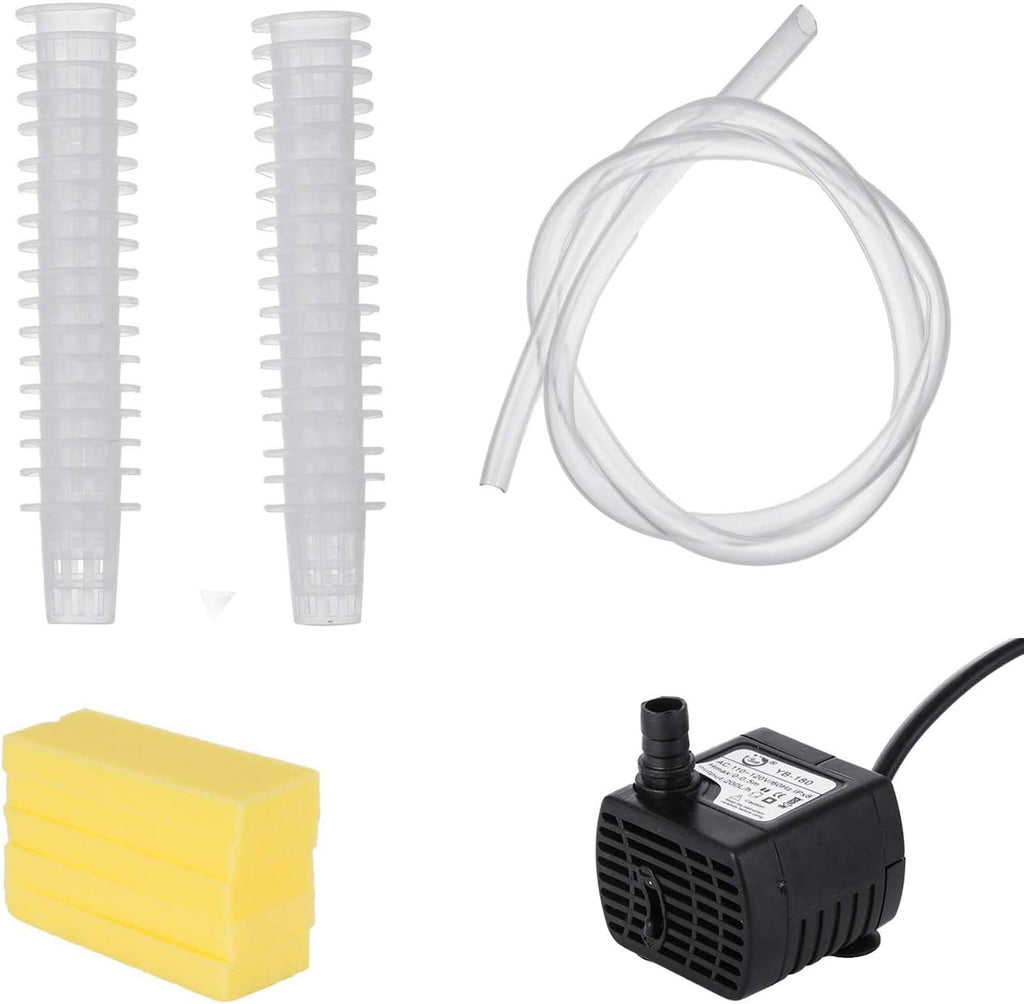 3 Layers 108 Plant Sites Hydroponic Grow Kit with 12 Pipes M340152