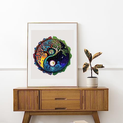 Wooden Jigsaw Puzzle for Adults, Tree of Life Design, 200 Pieces X196