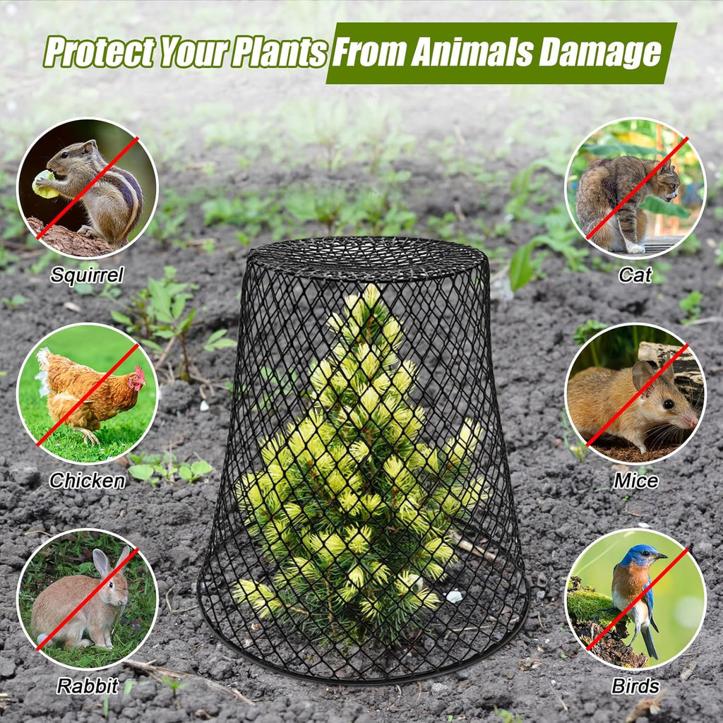 Wire Cloche Plant Covers for Garden Protection, 12 Pack K738
