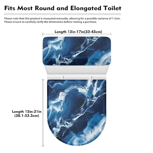 Christmas Toilet Lid and Tank Cover Set for Bathroom Decor K51670