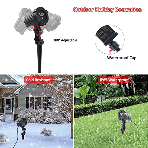 Christmas Laser Lights Outdoor Garden Projector with Moving RGB Waterproof U91188