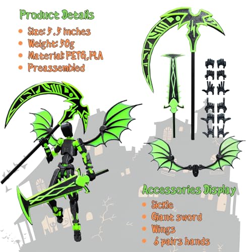 Action Figure Set, 3D Printed Robot, Desktop Decorations M133