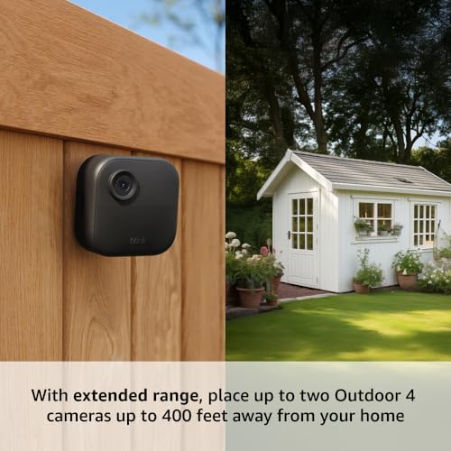 Wireless security camera system with two-year battery, 4x coverage, 1000 ft range — 2 camera set J566