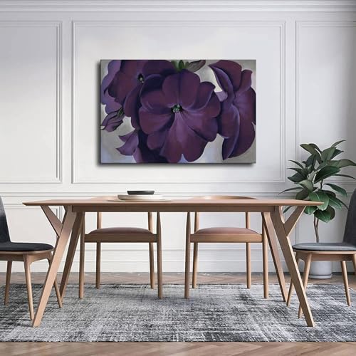 Petunias 1925 Poster HD Canvas Print Wall Art Decor 12x18inch Unframed D45487