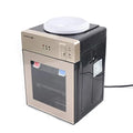 Hot and Cold Tabletop Water Dispenser - 5 Gallon Bottle Water Cooler Dispenser for Home,Dorm Room,Office,Bedside - 110V/60HZ (Champagne Gold)