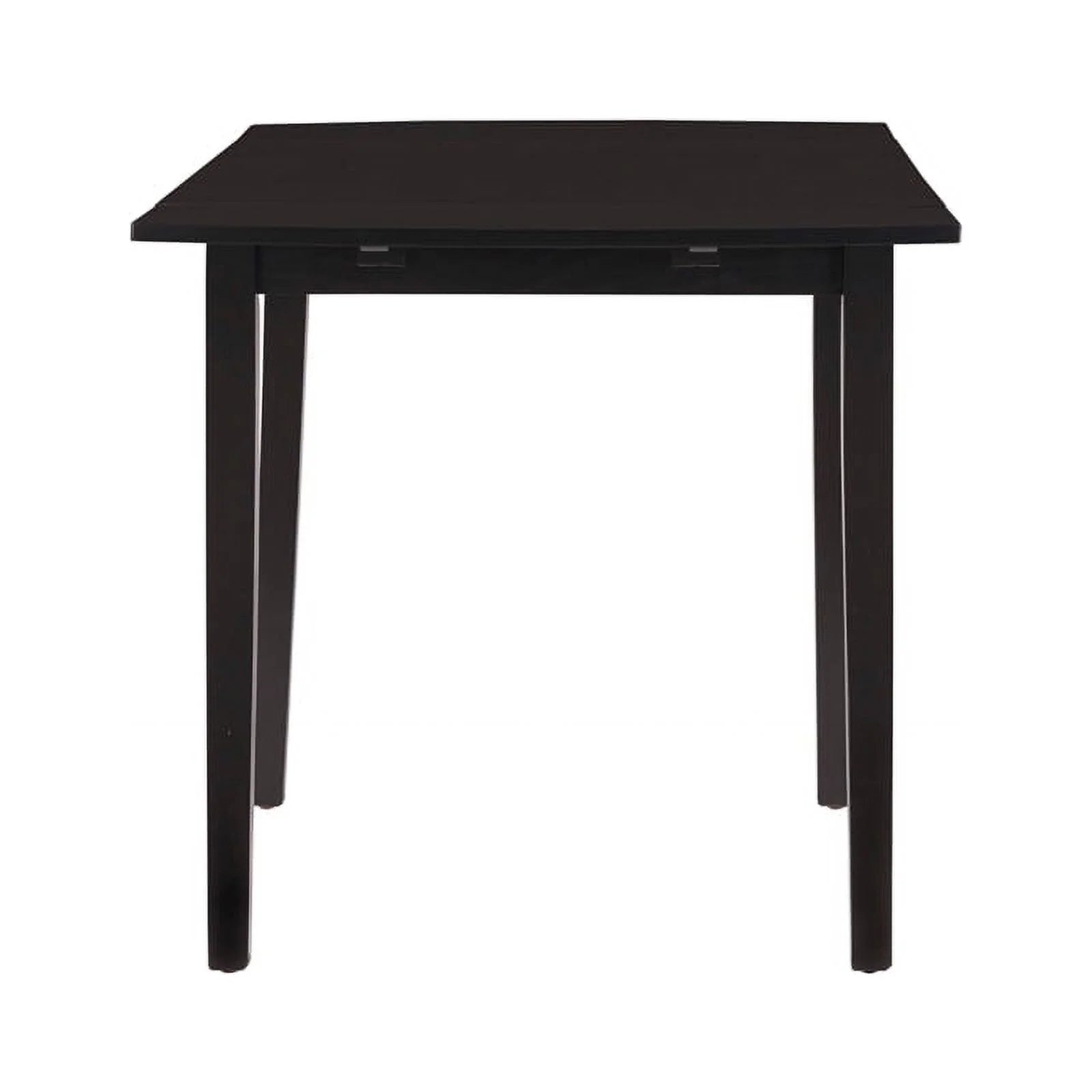 Square Wood Drop Leaf Table in Black P88507